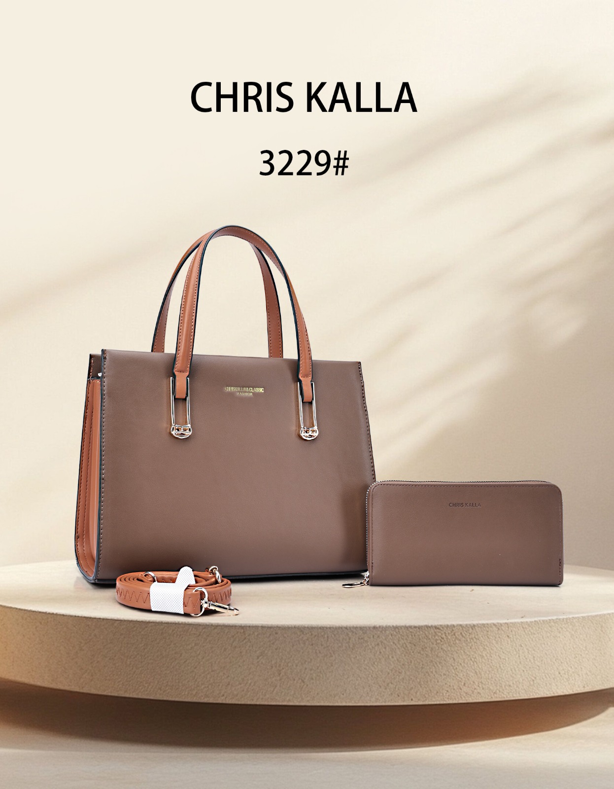 Chris Kalla "Classic" Handbag & Wallet Set - Image 6