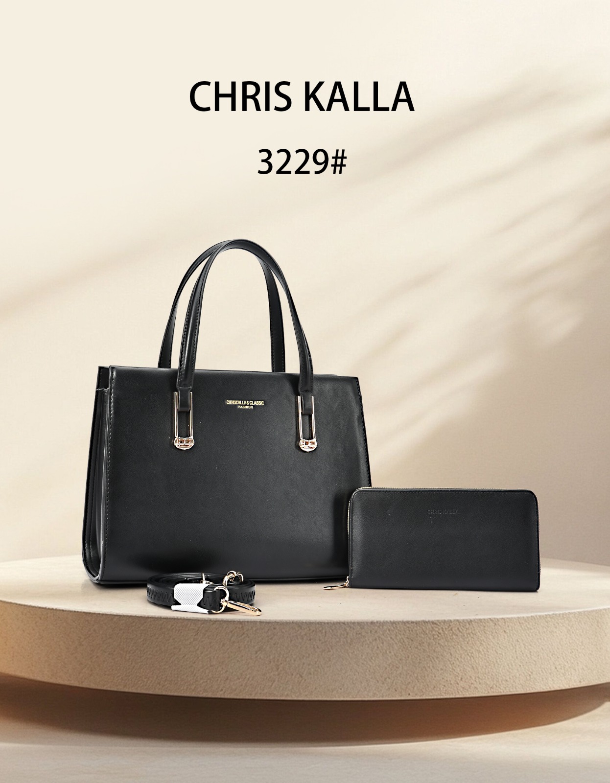 Chris Kalla "Classic" Handbag & Wallet Set - Image 4