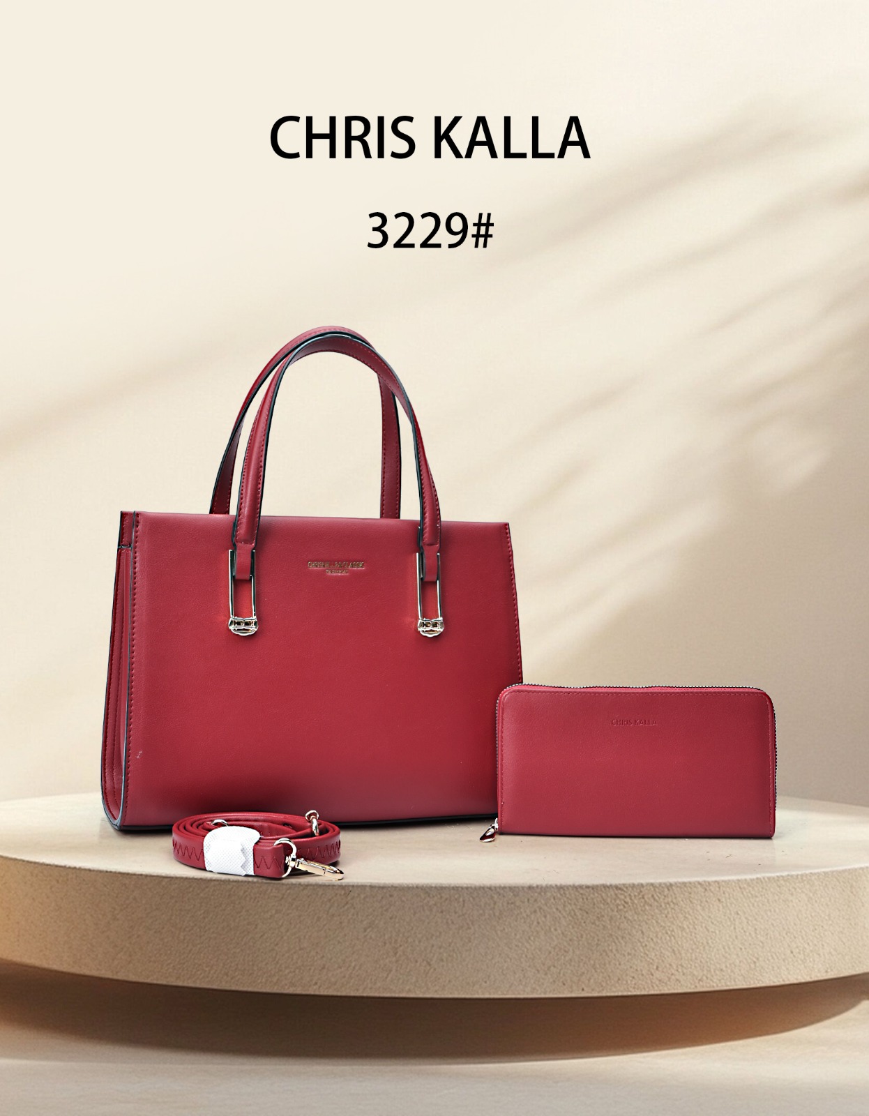 Chris Kalla "Classic" Handbag & Wallet Set