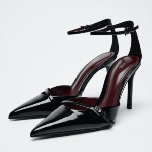 Zara "Limitless" Ankle-Strap Pump – Patent Perfection