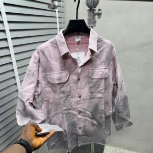 Brushed Corduroy Collar Shacket