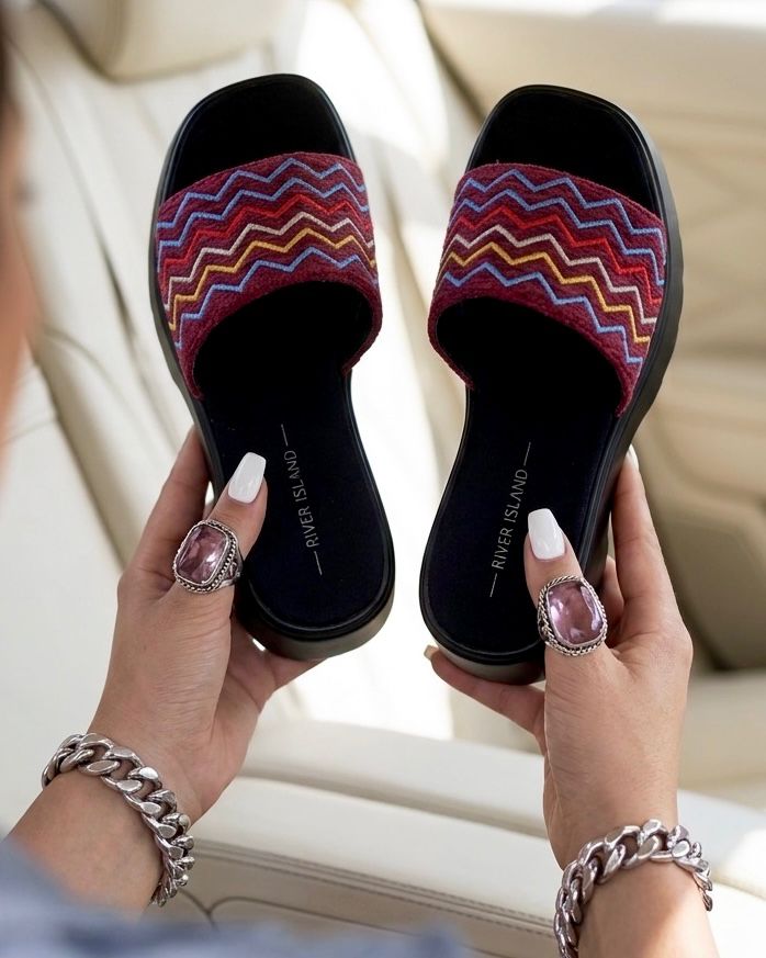 Premium Leather-Look Flat Mules - Image 4
