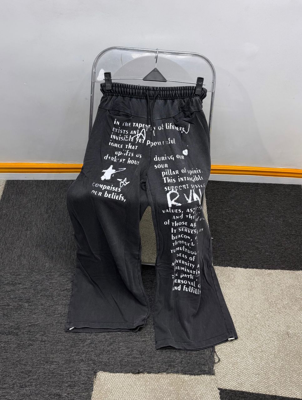 Premium Urban Bottoms - Oversized Graphic Sweats