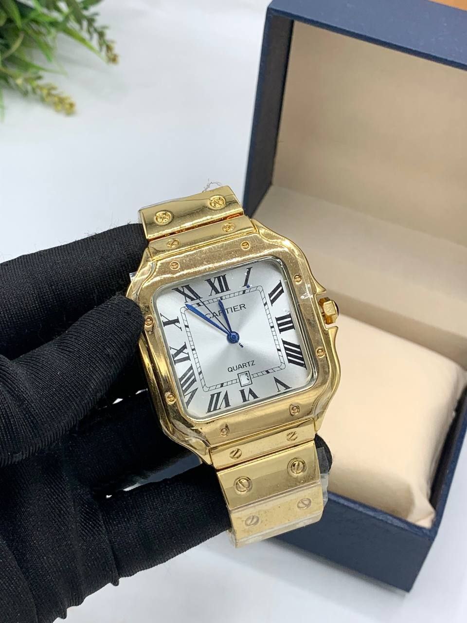 Cartier Santos Classic Edition – Two-Tone & Full Gold Steel Bracelet - Image 4