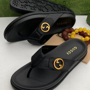 Gucci Interlocking G Cross-Strap Slides