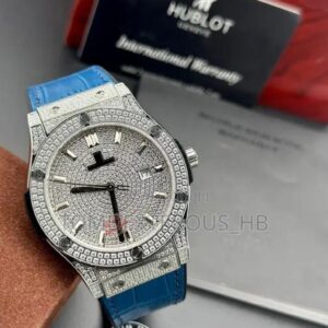 Hublot Big Bang diamond‑encrusted wristwatches