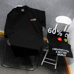 "Creativity for a Better World" Luxury Oversized Tee