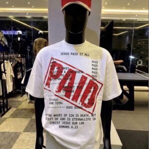 "Jesus Paid It All" Luxury Receipt Tee