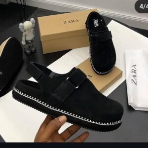 Zara "Urban Nomad" Suede Mule-Sandals