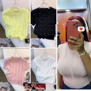 2026 "Linear-Pearl" Knit Tee Series