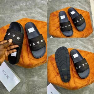 Marni "Woven Industrial" Luxury Slides