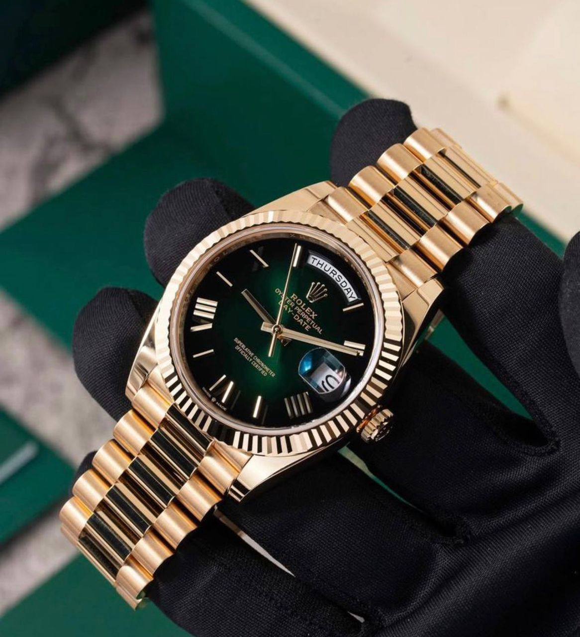 Rolex Day-Date "President" Olive Green