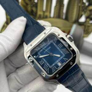 Cartier Santos de Cartier "Obsidian & Cobalt"