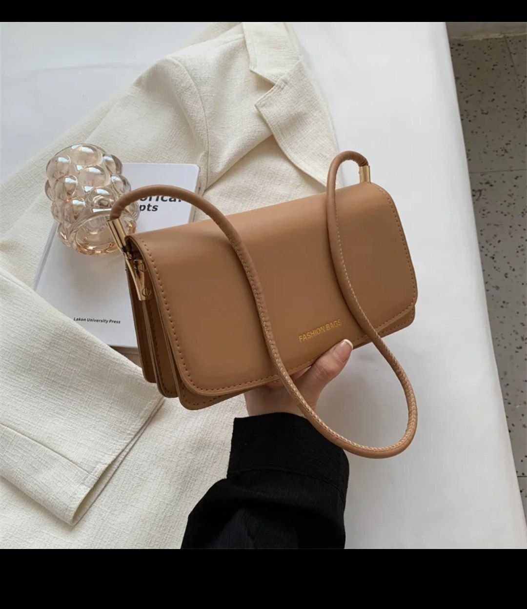 Minimalist-Baguette" Shoulder Series – Architectural Handbag Logic