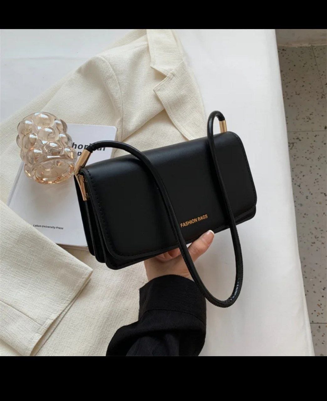 Minimalist-Baguette" Shoulder Series – Architectural Handbag Logic - Image 3