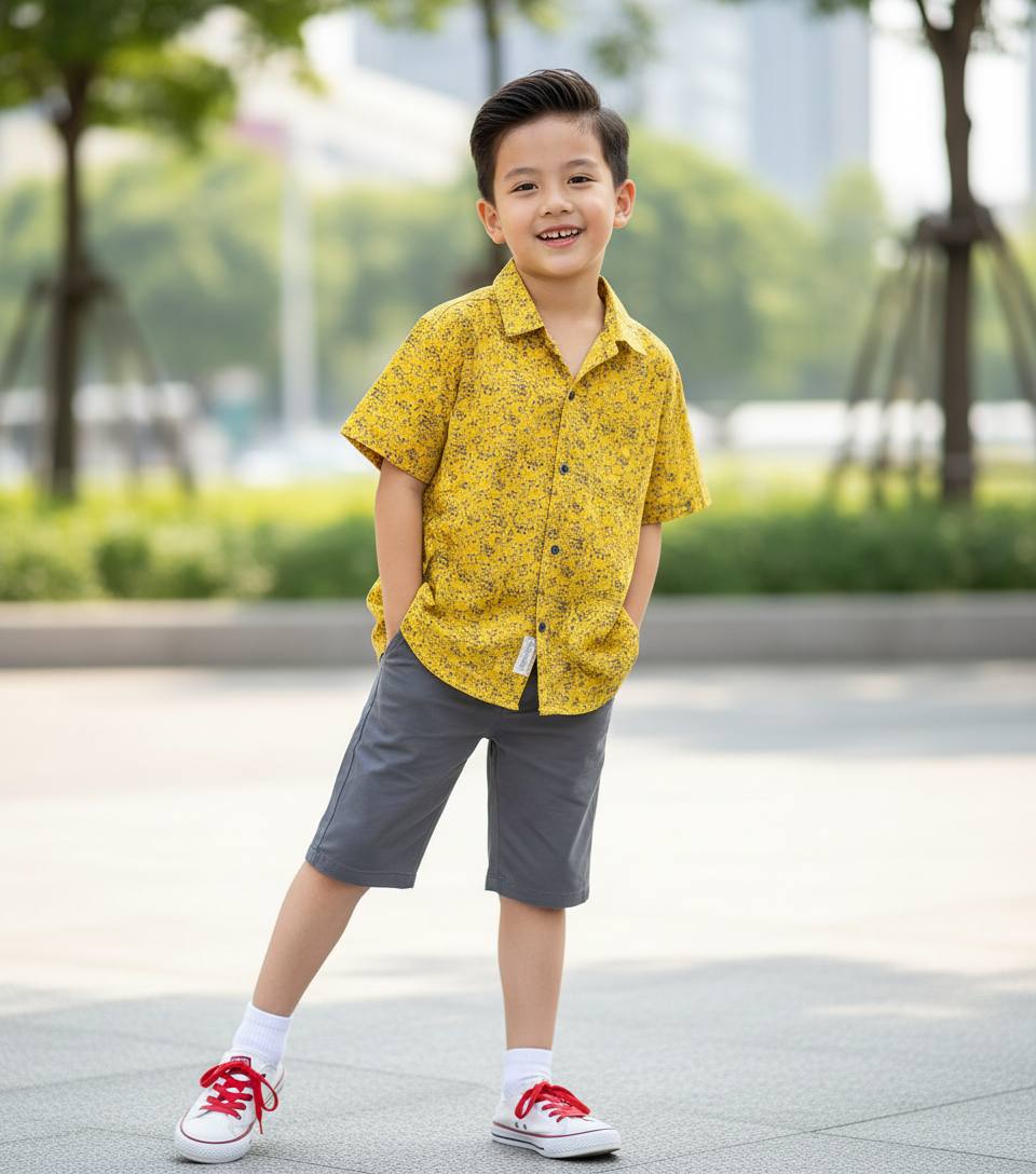 Ambre Meadow" Boys' Two-Piece Set