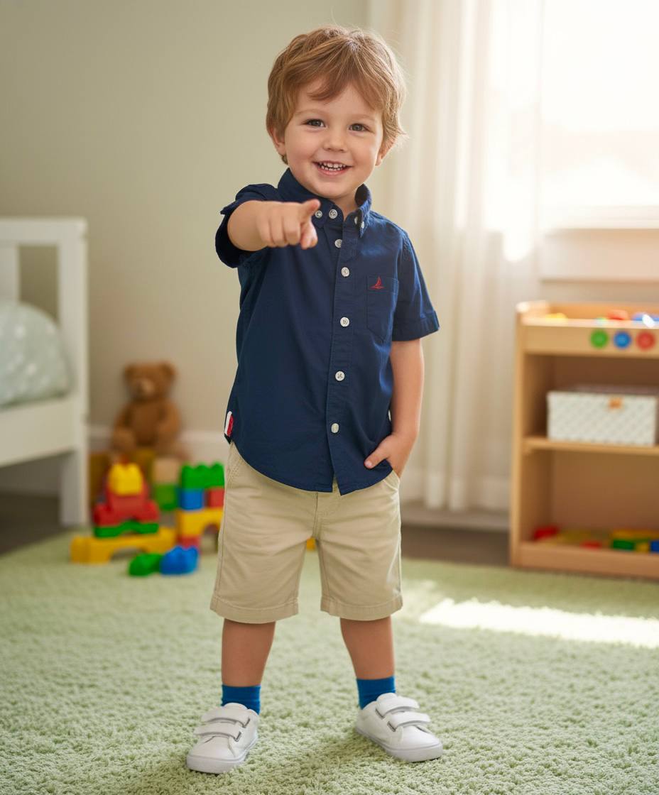Nautical Explorer" Boys' Two-Piece Set