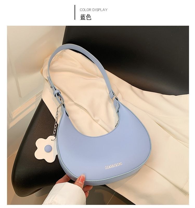 Blossom Arc" Crescent Hobo Bag Collection - Image 4