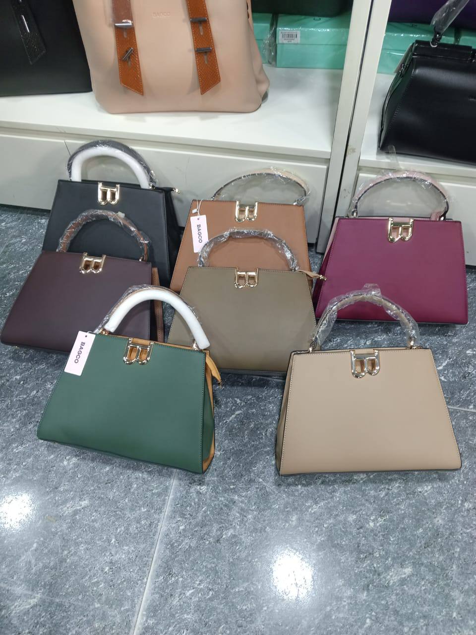 Bagco Executive" Structured Trapezoidal Satchel Collection - Image 3