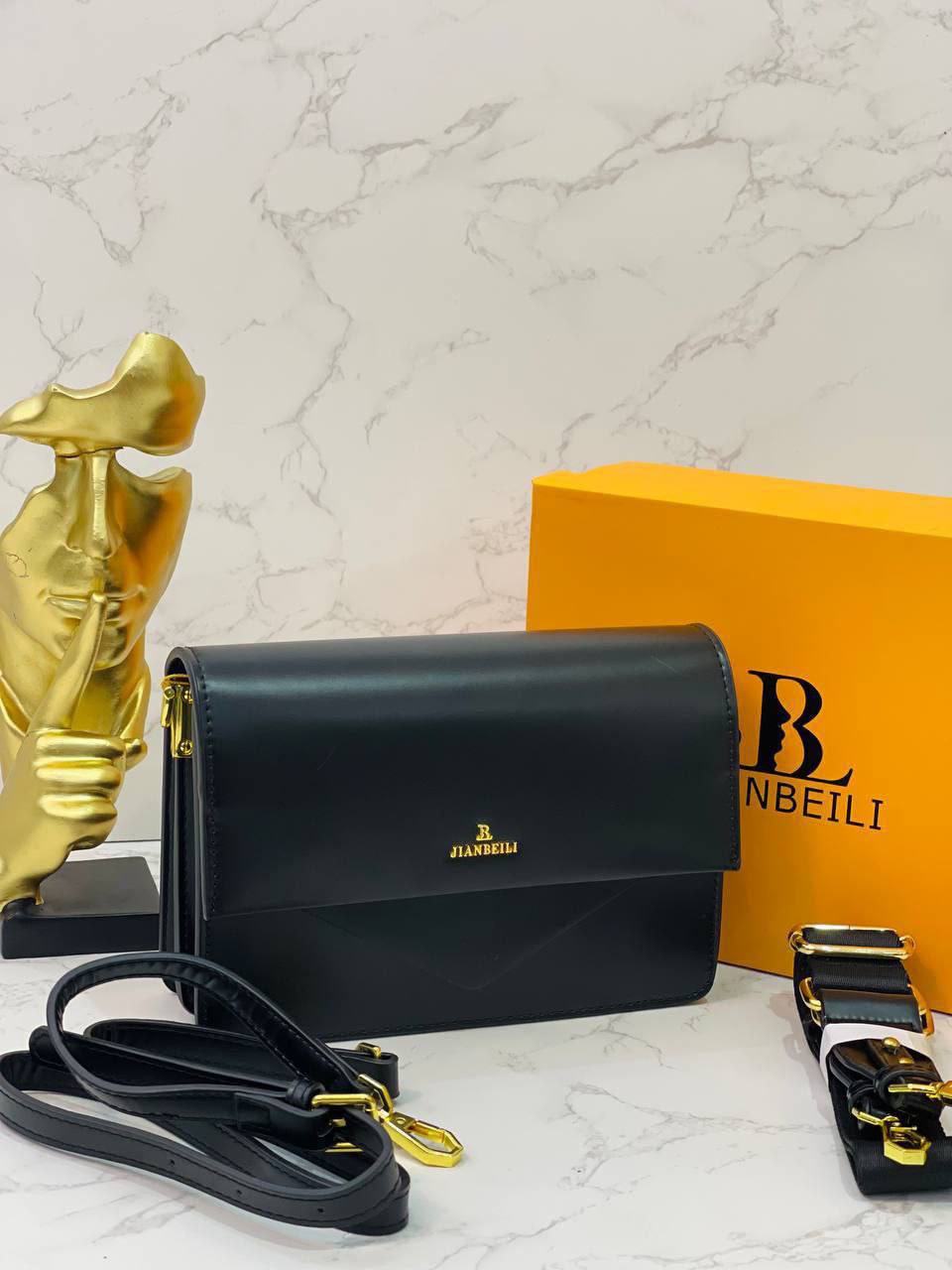 Jianbeili Identity" Multi-Strap Flap Bag - Image 5