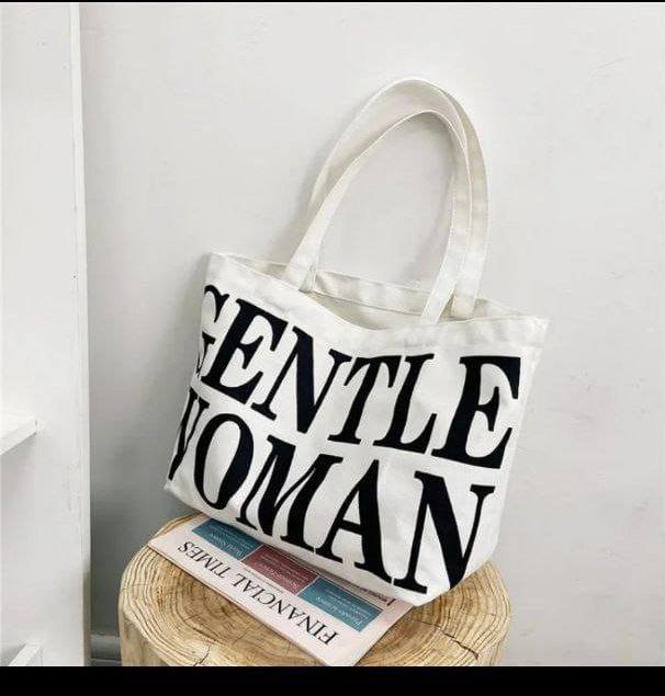 Gentle Woman" Iconic Canvas Tote