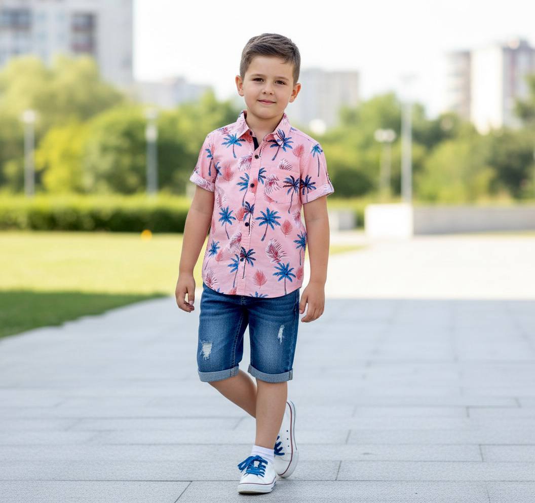 Flamingo Oasis" Boys' Two-Piece Set,