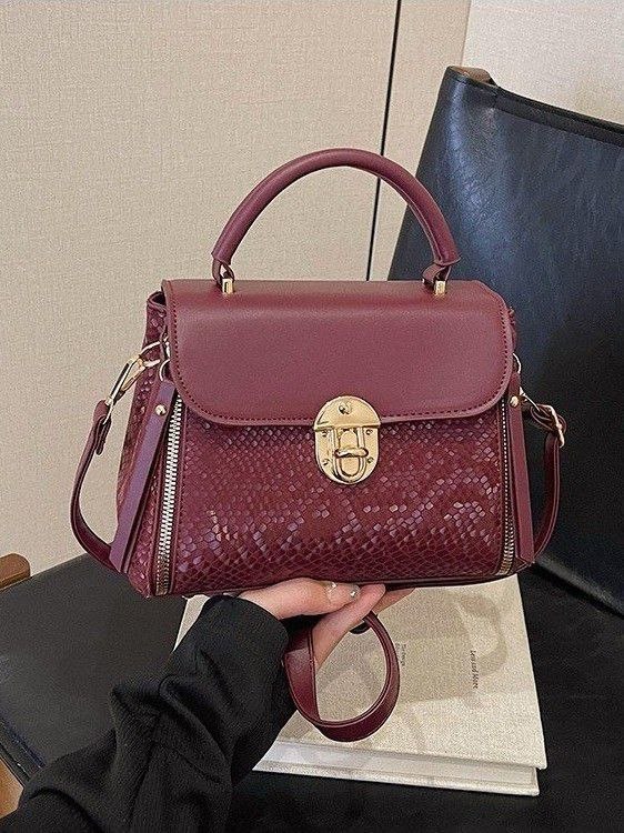 Exotic Hybrid" Top-Handle Satchel - Image 6