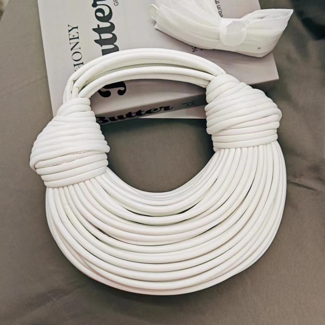 Nouveau Knot" Sculptural Crescent Bag