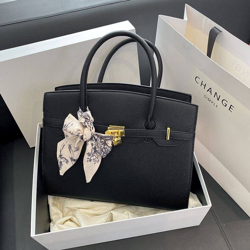 Château Grand" Scarf-Accent Satchel Collection,