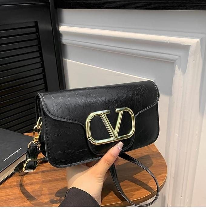 Identity Vault" Crinkle-Leather Mini Bag