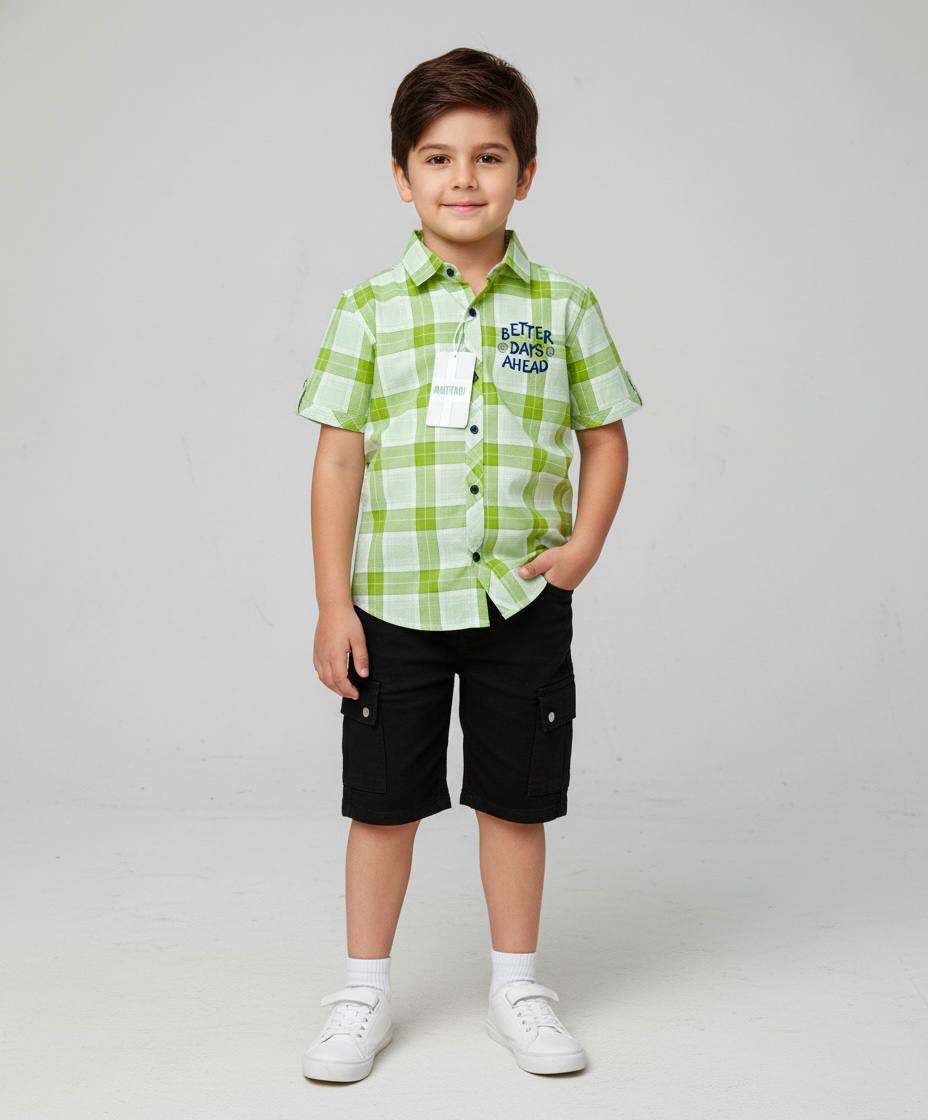Better Days" Plaid Utility Set