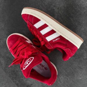 Premium Core Red Streetwear Sneakers | Durable Vulcanized Rubber Sole