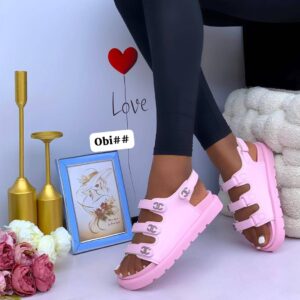 Triple-Strap Glam Platform