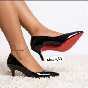 "Elite" Patent Kitten Heel