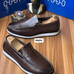 Brown CGGI-inspired Hybrid Loafers