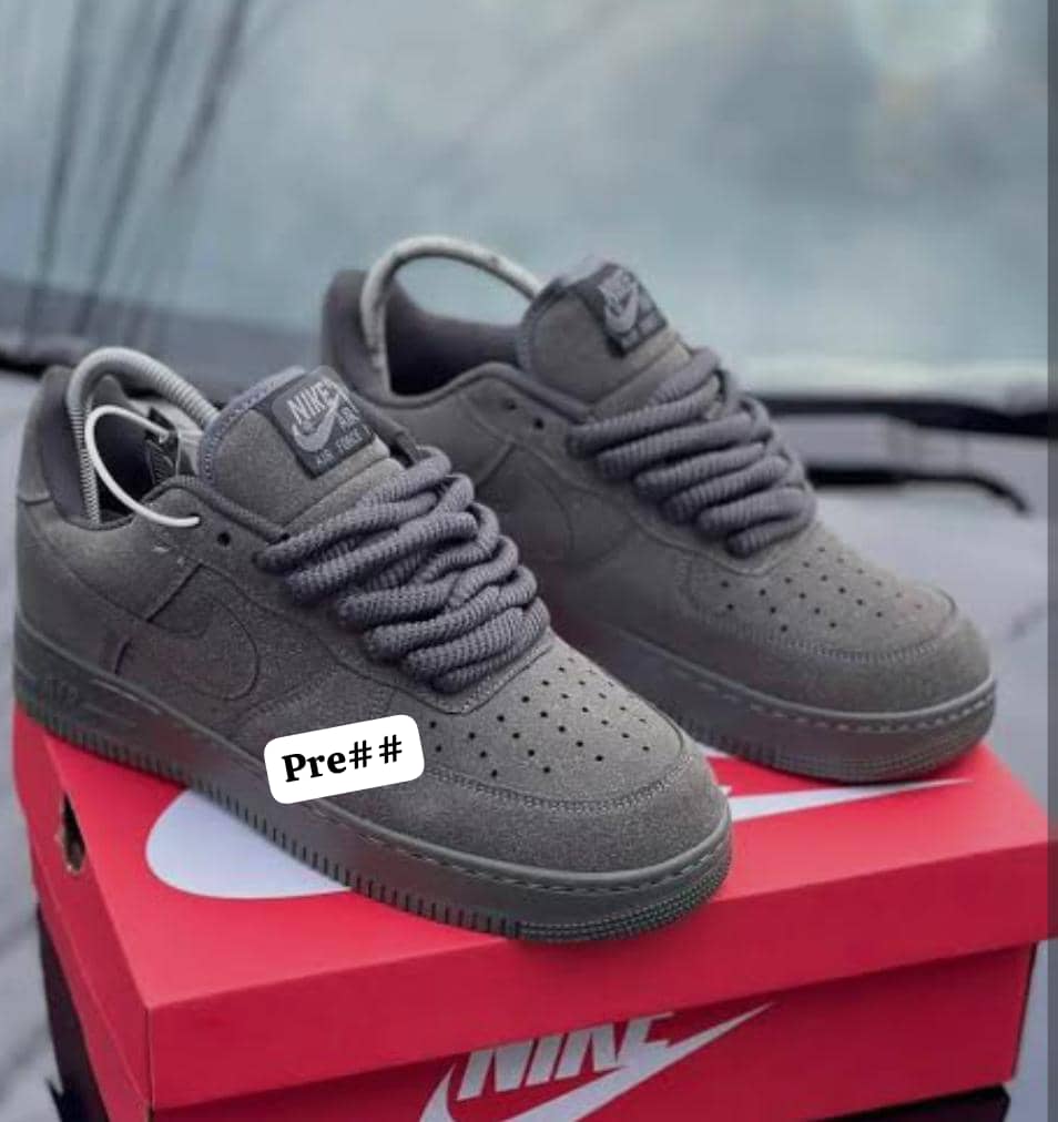 Nike Air Force 1 Low "Wolf Grey" – Rope Edition - Image 3