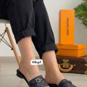 "Monogram Muse" Buckle Slides