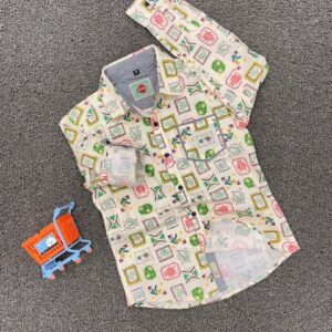 Colorful Summer Print Shirts for Boys – Ages 6-16