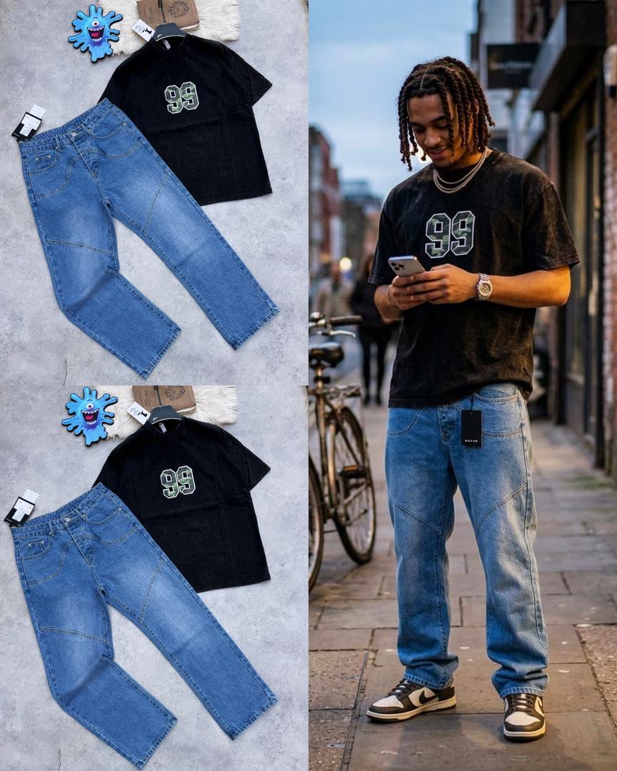 Heavyweight Full-Length Jeans Technical Co-ord
