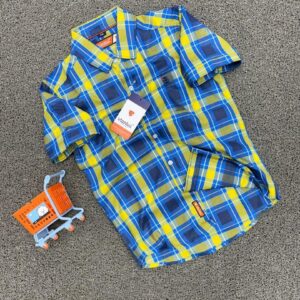 Turkish Cotton Boys' Checkered Button-Down Shirts