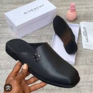 Givenchy "4G" Hardware Leather Mules