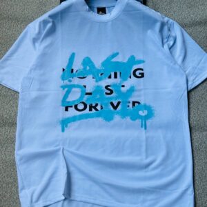 Powder Blue "Last Day" Graffiti Tee