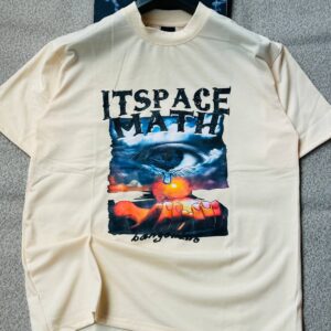 Cream "Space Math" Eye Tee