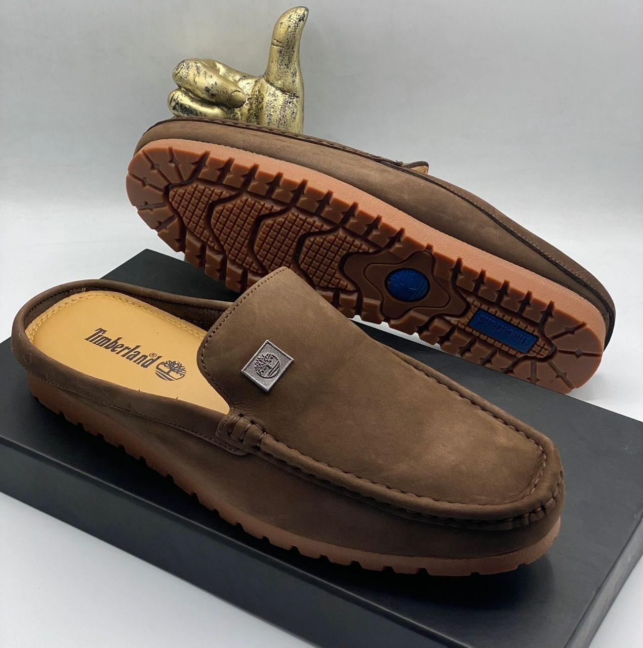 Men’s Premium Nubuck Leather Mules