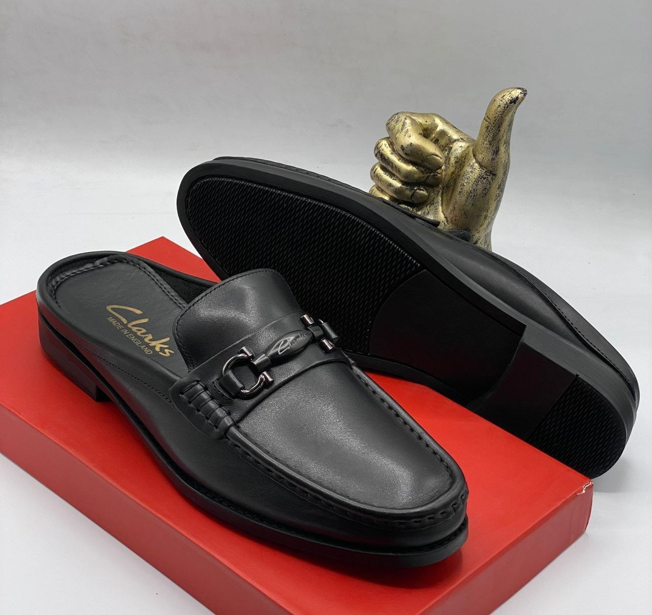 Men’s Premium Smooth Leather Mules