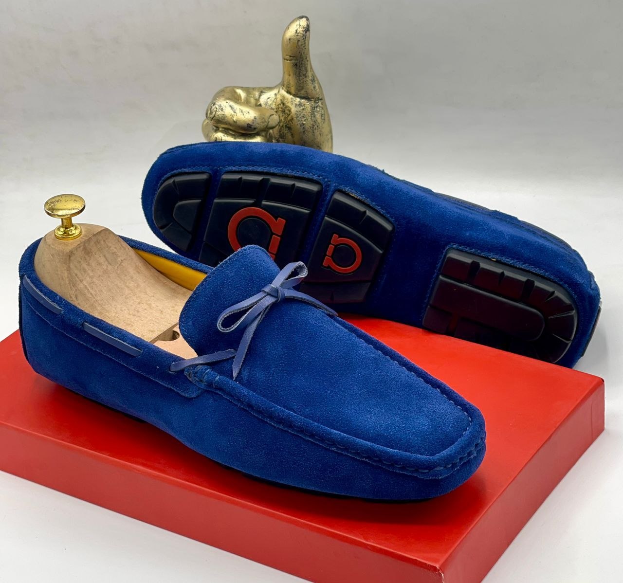 Premium Suede Driver Loafers