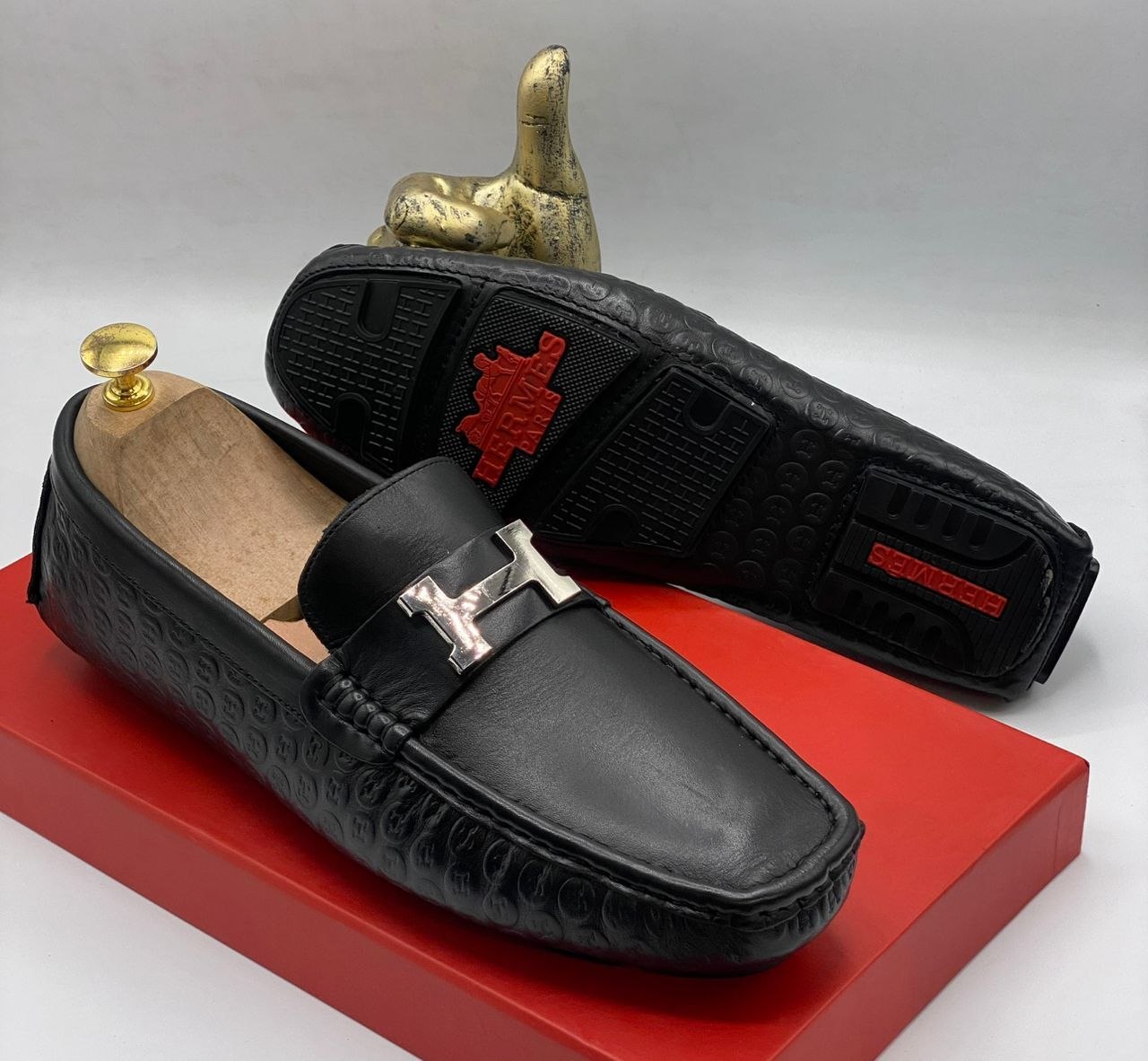 Men’s Premium Textured Leather Drivers