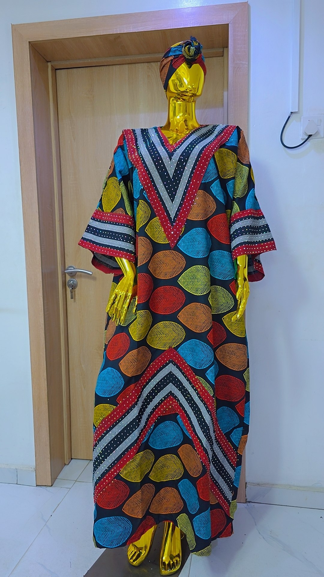 Women’s Premium Autumn Leaf Kaftan