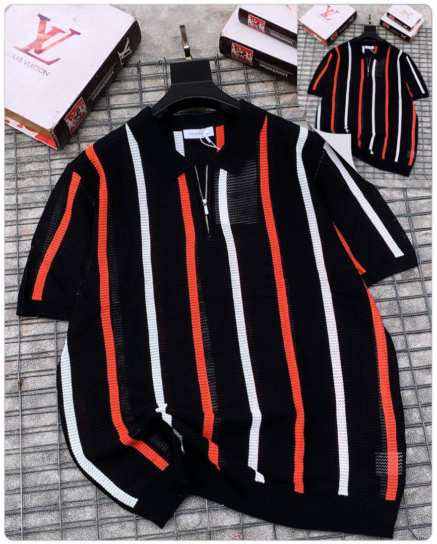 Industrial Aesthetic Quarter-Zip Polo Shirt | Modern Utility Men's Top