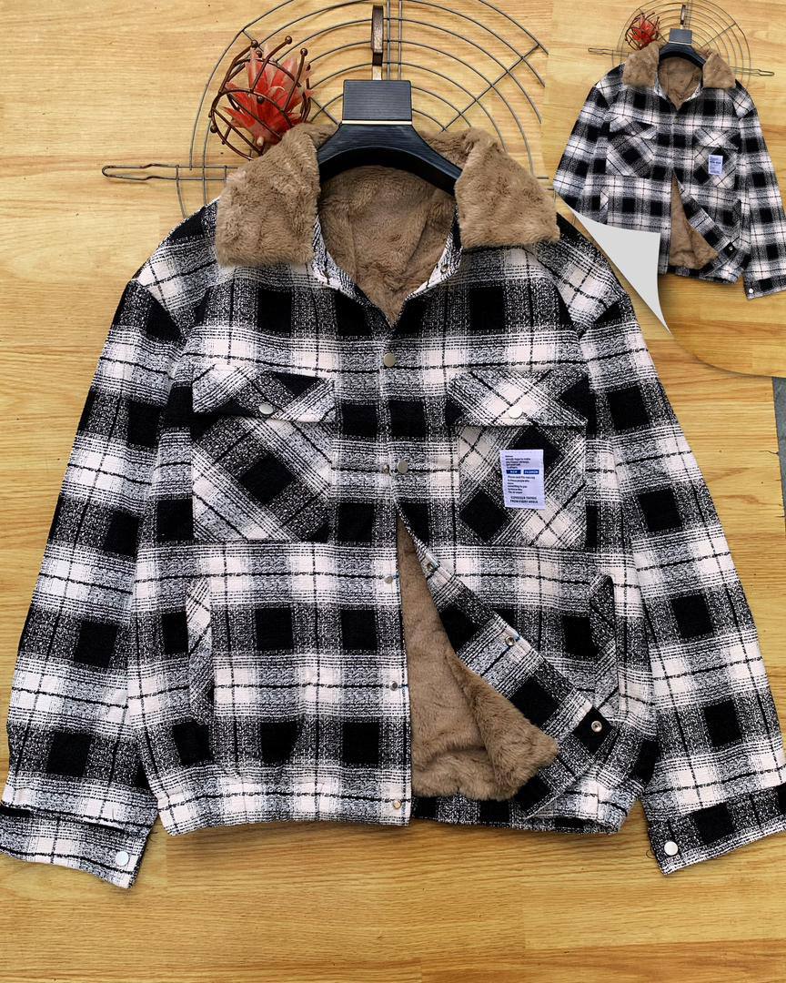 Men's High-Street Ribbed Corduroy Jacket with Front Patch Pockets